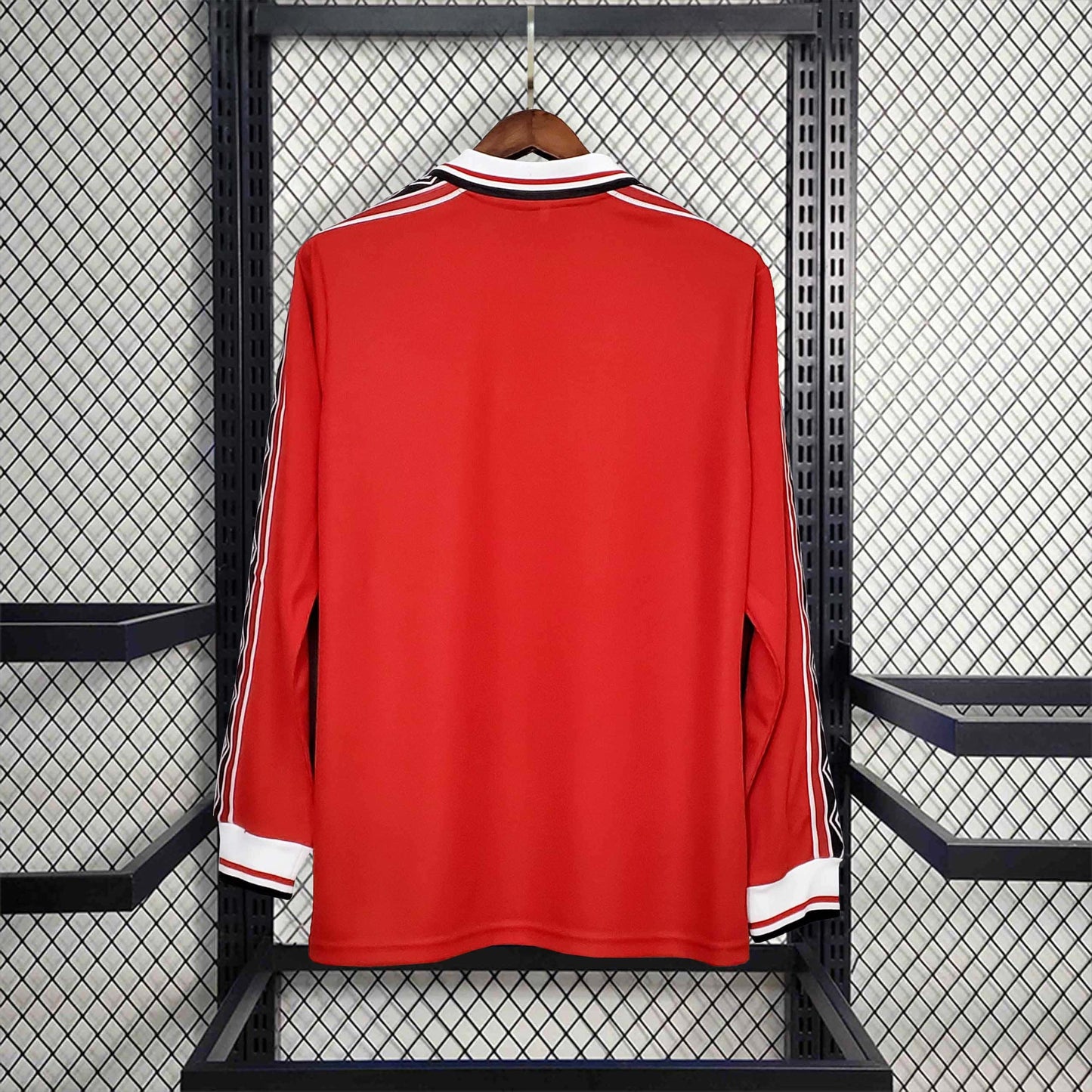 Camisa Manchester United Home 98/99 - Versão Retrô Manga Longa