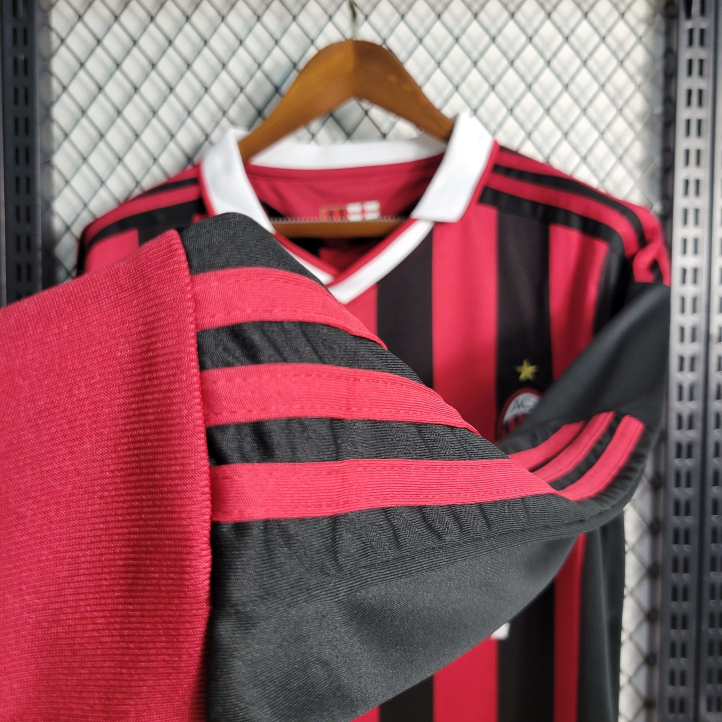 Camisa Milan Home 2009/10 - Versão Retrô Manga Longa