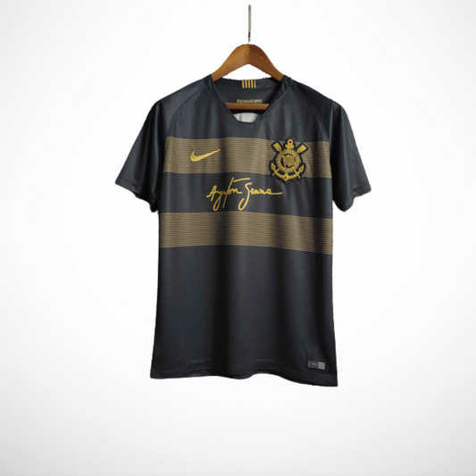 Camisa Corinthians II 18/19 Ayrton Senna - Versão Retrô