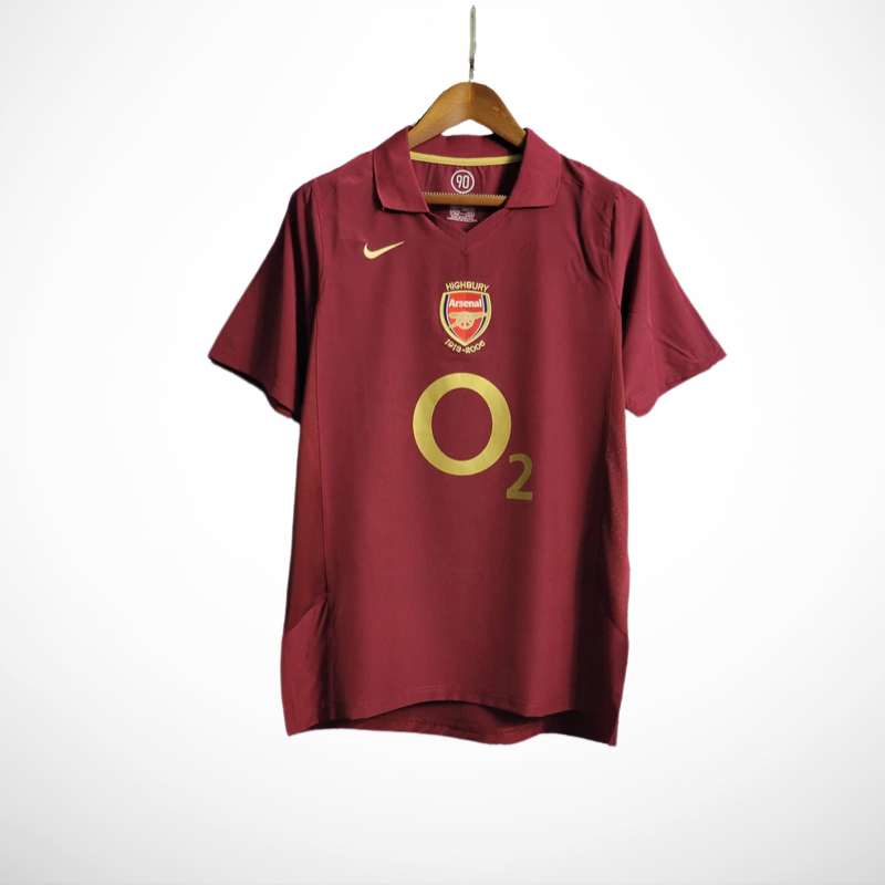 Camisa Arsenal Titular 05/06 - Versão Retrô