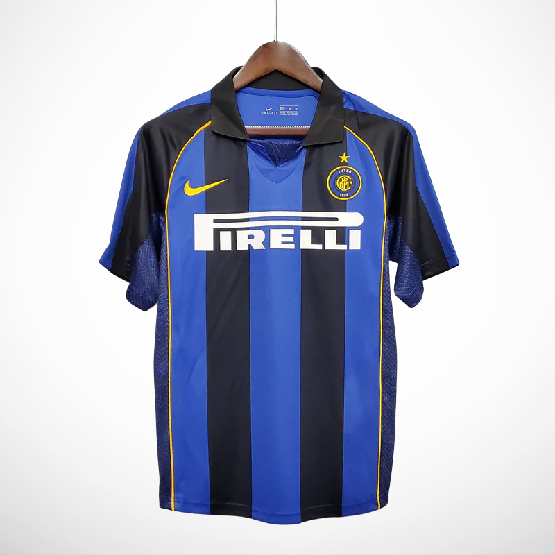 Camisa Inter de Milão Titular 01/02 - Versão Retrô