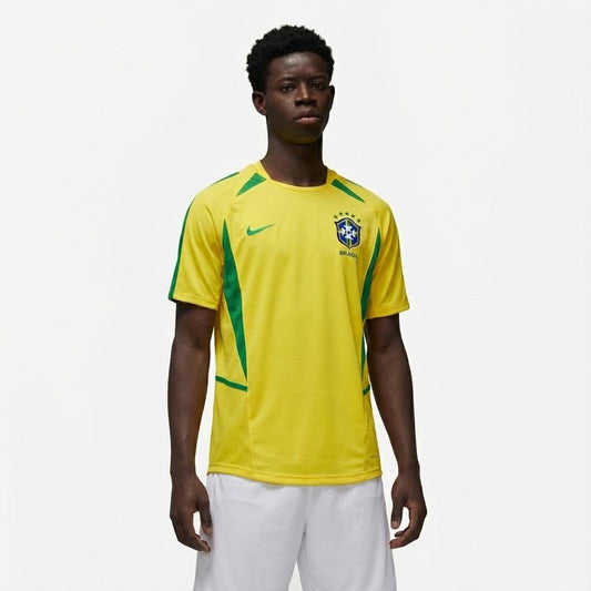 Camisa Seleção Brasil Home - Retrô 2002