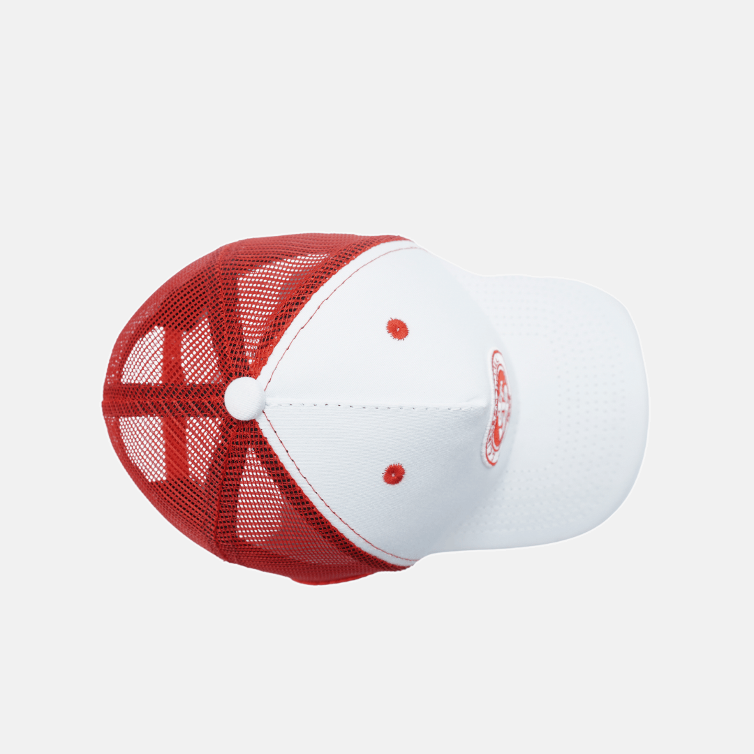 Boné Trucker Internacional Tela - Branco